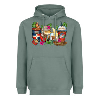 Sage dominican republic coffee cups Heavyweight Hoodie - Zillion Design Studio