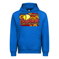 Cobalt Western American Flag Softball Urban Hoodie - LillyAllenDesigns