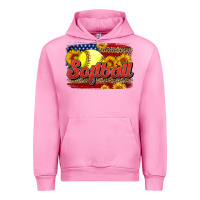 Fuchsia Pink Western American Flag Softball Urban Hoodie - LillyAllenDesigns