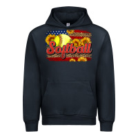 Navy Western American Flag Softball Urban Hoodie - LillyAllenDesigns