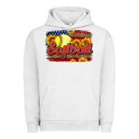 Pigment Lunar Rock Western American Flag Softball Urban Hoodie - LillyAllenDesigns