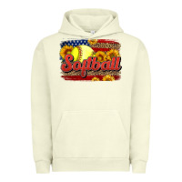 Pigment Pistachio Western American Flag Softball Urban Hoodie - LillyAllenDesigns