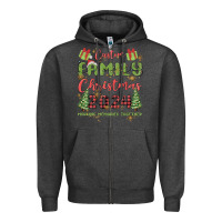 Charcoal Heather custom family christmas 2024 marking memories toge Zipper Hoodie - MaliasSmallBusiness