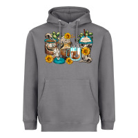 Storm bull skull coffee cups Heavyweight Hoodie - Zillion Design Studio