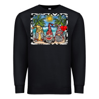 Black summer gnome mousepad Premium Sweatshirt - SublimationCraftShop