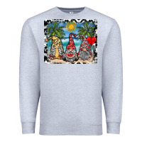 Heather Grey summer gnome mousepad Premium Sweatshirt - SublimationCraftShop