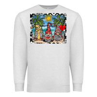 Oatmeal Heather summer gnome mousepad Premium Sweatshirt - SublimationCraftShop