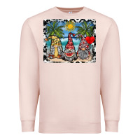 Pale Pink summer gnome mousepad Premium Sweatshirt - SublimationCraftShop