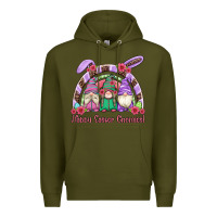 Army Green happy easter gnomies rainbow Premium Hoodie - Artiststas