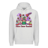 Dove Grey happy easter gnomies rainbow Premium Hoodie - Artiststas