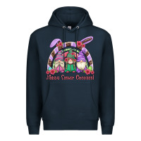 Navy happy easter gnomies rainbow Premium Hoodie - Artiststas