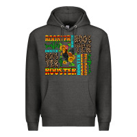Charcoal Heather rooster Premium Hoodie - AdoDesignShop