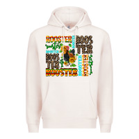 Pale Pink rooster Premium Hoodie - AdoDesignShop