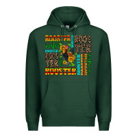 Sports Green rooster Premium Hoodie - AdoDesignShop