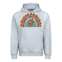 Heather Grey western easter rainbow Urban Hoodie - Jasminsmagicworld