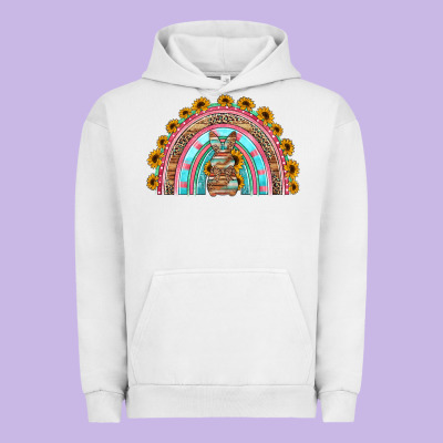 Western Easter Rainbow Urban Hoodie Designed By Jasminsmagicworld