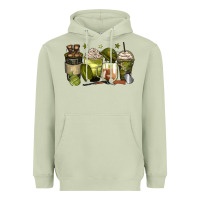 Matcha army coffee cups Heavyweight Hoodie - Zillion Design Studio