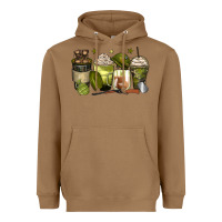 Toasted Coconut army coffee cups Heavyweight Hoodie - Zillion Design Studio