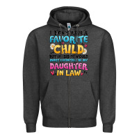 Charcoal Heather i don't have a favorite child Zipper Hoodie - MaliasSmallBusiness