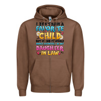 Chestnut i don't have a favorite child Zipper Hoodie - MaliasSmallBusiness