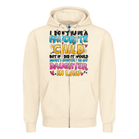 Sandshell i don't have a favorite child Zipper Hoodie - MaliasSmallBusiness