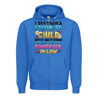 True Royal i don't have a favorite child Zipper Hoodie - MaliasSmallBusiness