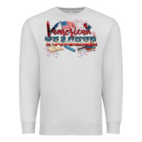 Dove Grey American Teacher 4th of July Premium Sweatshirt - CowGirlArtShop