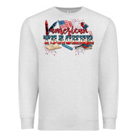 Oatmeal Heather American Teacher 4th of July Premium Sweatshirt - CowGirlArtShop