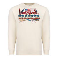 Sandshell American Teacher 4th of July Premium Sweatshirt - CowGirlArtShop