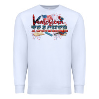 White American Teacher 4th of July Premium Sweatshirt - CowGirlArtShop