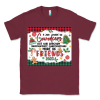 Burgundy christmas coworkers Classic Tee - MaliasSmallBusiness