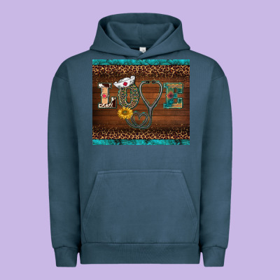 Western Nurse Love Tumbler Urban Hoodie Designed By Barkaloodesign