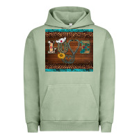 Pigment Oil Green western nurse love tumbler Urban Hoodie - BarkalooDesign