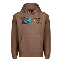 Chestnut western love Premium Hoodie - AdoDesignShop