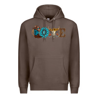 Coffee western love Premium Hoodie - AdoDesignShop