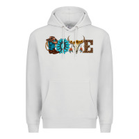 Dove Grey western love Premium Hoodie - AdoDesignShop