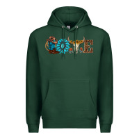 Sports Green western love Premium Hoodie - AdoDesignShop