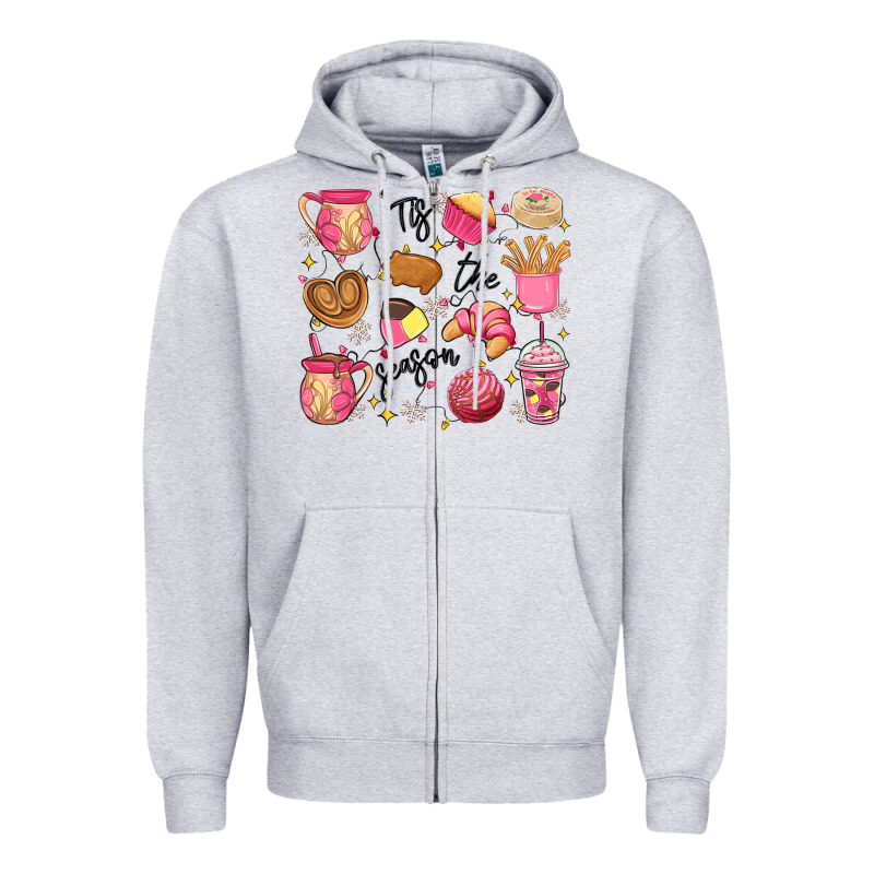 Mexican Christmas'tis The Season Zipper Hoodie by MaliasSmallBusiness | Teevron