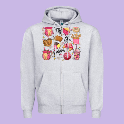 Zipper Hoodie mexican christmas'tis the season