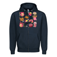 Navy mexican christmas'tis the season Zipper Hoodie - MaliasSmallBusiness