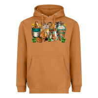 Meerkat horses coffee cups Heavyweight Hoodie - Zillion Design Studio
