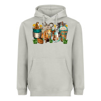Moon Dust horses coffee cups Heavyweight Hoodie - Zillion Design Studio