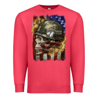 Cardinal Army skull 4th of july Premium Sweatshirt - CowGirlArtShop