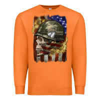 Carrot Army skull 4th of july Premium Sweatshirt - CowGirlArtShop