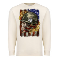 Sandshell Army skull 4th of july Premium Sweatshirt - CowGirlArtShop