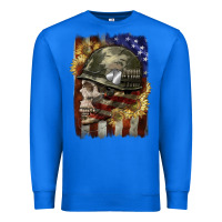 True Royal Army skull 4th of july Premium Sweatshirt - CowGirlArtShop