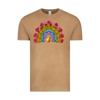 Vintage Camel easter and spring with flowers carrots butterfly and sunflower rainbow Vintage Tee - Artiststas