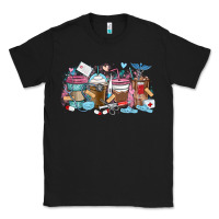 Black nurse elements coffee cups Classic Tee - MaliasSmallBusiness