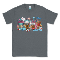 Charcoal Heather nurse elements coffee cups Classic Tee - MaliasSmallBusiness