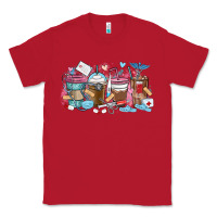 Red nurse elements coffee cups Classic Tee - MaliasSmallBusiness